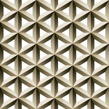 Imagem de Papel De Parede Adesivo 3d Geométrico Triângulos 10m
