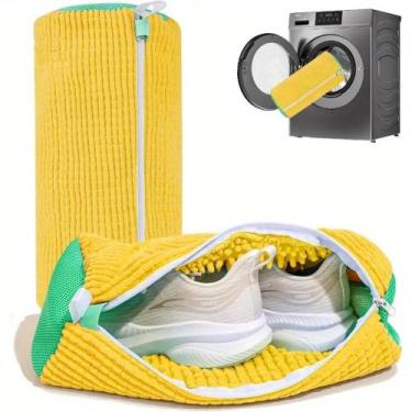 Imagem de Saco de lavagem de sapatos, máquina de lavar roupas, - PROTECAO LAVAGE