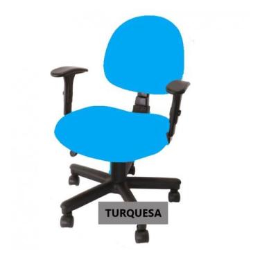 Imagem de 02 Capa De Cadeira Para Escritório Com Elastico Acento + Encosto - MK 