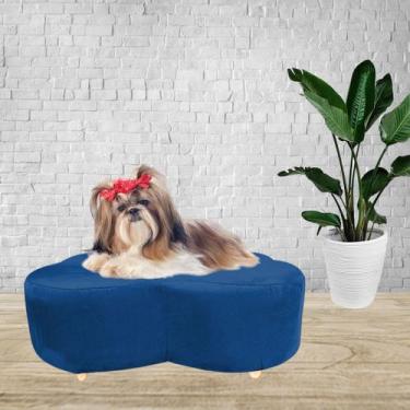 Imagem de Puff Cama Pet Lili - B Home Decor , Marinho