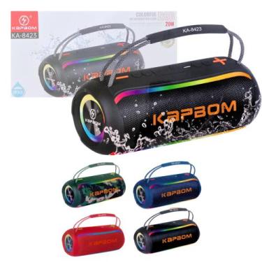 Imagem de Caixa de Som Bluetooth Portátil À Prova D'agua 20W com Alça BASS LED T