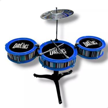 Imagem de Mini Bateria Musical Infantil Jazz Drum Rock Pronta Entrega - Well Kid