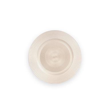 Imagem de Sousplat c/borda trabalhada cha de plastico 33cm