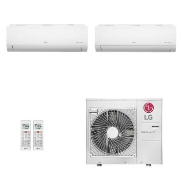 Imagem de Ar-Condicionado Multi Split Inverter LG 36.000 (1x Evap HW 9.000 + 1x Evap HW 24.000) Quente/Frio 220V								