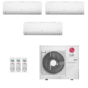 Imagem de Ar-Condicionado Multi Split Inverter LG 36.000 (3x Evap HW 18.000) Quente/Frio 220V								