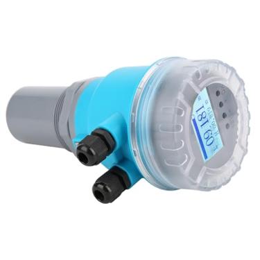 Imagem de Medidor de Nível Ultrassônico Digital Display de LED Integrado 4-20mA Saída Analógica DC24V para Tratamento de Esgoto Aquático (0~5 metros)