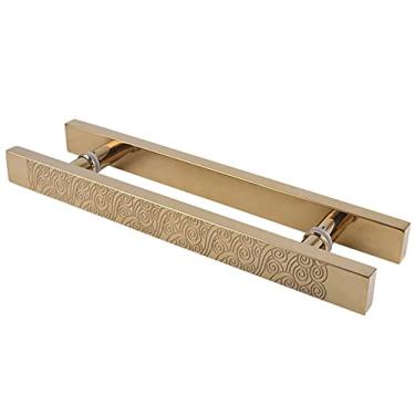 Imagem de Maçaneta de porta de correr de celeiro maçaneta da porta de entrada para porta de vidro de duche, puxadores de porta de correr de celeiro para exteriores, interiores, hotéis, vilas, escritórios