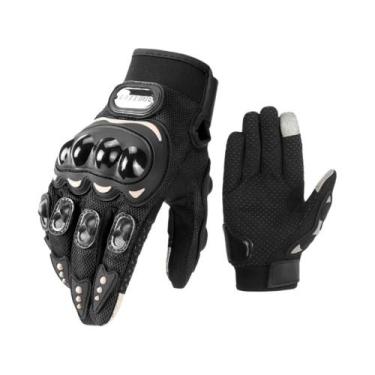 Imagem de Luvas de Motocicleta com Tela de Toque - Respiráveis e Protetoras para
