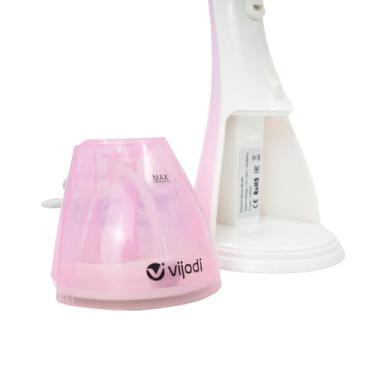 Imagem de Vijodi Ferro de Passar Roupas a Vapor Vertical, 1350W, Reservatório 300ml, Branco e Rosa