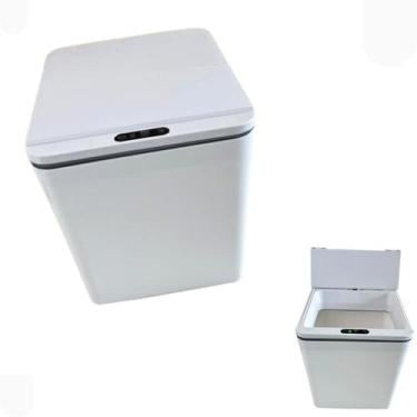Imagem de Lixeira C/ Sensor Automática 6L Inteligente Bancada Pai Cozinha  - Mor