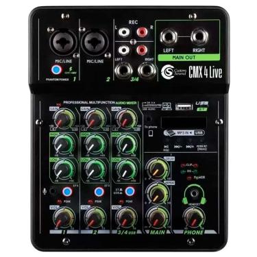 Imagem de Mesa De Som Custom Sound 4 Canais Cmx 4Live