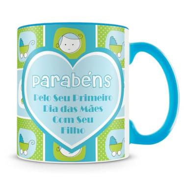 Imagem de Caneca Primeiro Dia Das Mães Filho (Com Foto)