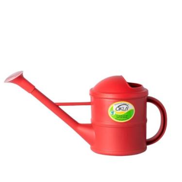 Imagem de Regador de Jardim Multicolorido, 7 Litros, Bico Longo, Kit com 6 Cores (Vermelho)