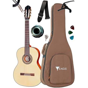 Imagem de Violão Eletroacústico Eagle Dh69 Com Bag E Acessórios (NT)