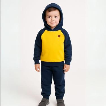 Imagem de Conjunto Roupa Infantil Masculina Moletom Para Menino 1 ao 3 - Paraíso