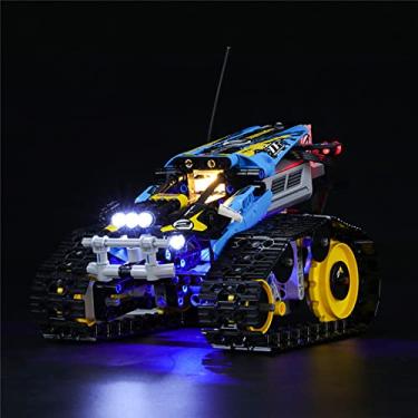 Imagem de GEAMENT LED Light Kit Compatible with Lego Remote-Controlled Stunt Racer - Lighting Set for Technic 42095 Building Model (Model Set Not Included)