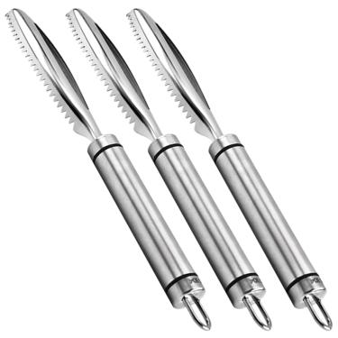 Imagem de CIMAXIC 3 peças de removedor de pulmão de aves domésticas ferramenta de remoção de aves de capoeira, raspador de açougueiro de frango, raspador de comida de peru, raspador de alimentos de pintinho,