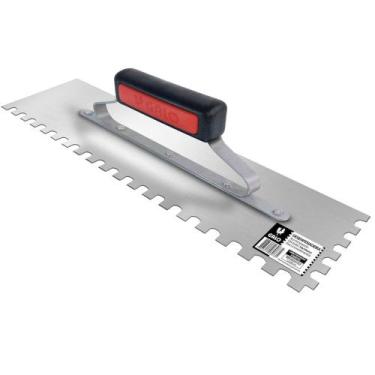 Imagem de Desempenadeira de Aço Temperado Dentada 120x400mm - 00307/03 - GALO