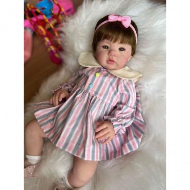 Imagem de Bebê Reborn Elisa - Kit Completo Corpo Do Bebê Tecido