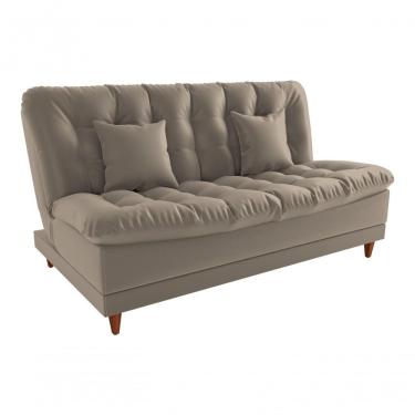 Imagem de Sofá Cama Duda Veludo Capuccino Matrix Sala Premium Original 3 Lugares