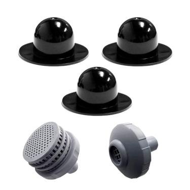 Imagem de NATEFEMIN Kit de peças de reposição para conector de jato de água de piscina para Intex 25022E