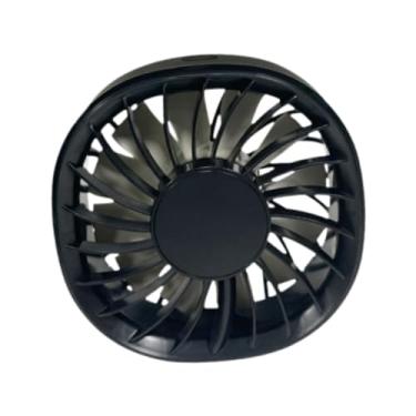 Imagem de Ｂｅｓｇａ Mini ventilador de ventilação para carro, circulador de ar automático, clipe para ventilador compacto versátil, velocidades ajustáveis ​​para painel, Preto