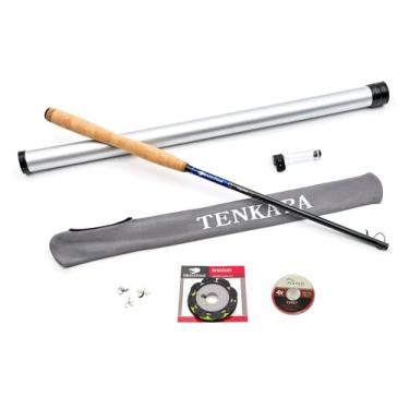 Imagem de DRAGONtail Tenkara Vara Ragnarok 400 (Vara De 13 Pés) Com Kit Linha Enrolada 12,5 Pés
