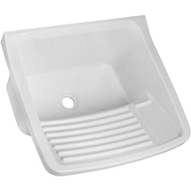 Imagem de Tanque de Plástico 15 Litros Luconi para Lavanderia – Ideal para Lavar Roupas (Cinza)