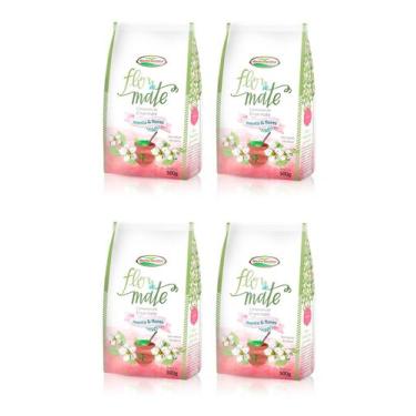 Imagem de 4 Erva Mate Chimarrão SCHNEIDER FLOR DE MATE Menta 500g