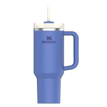 Imagem de Stanley Copo Quencher H2.0 com canudo 1,134 g | Tampa Flowstate de 3 posições | Suporte de copo compatível para viagens | Copo de aço inoxidável isolado | Livre de BPA | Íris