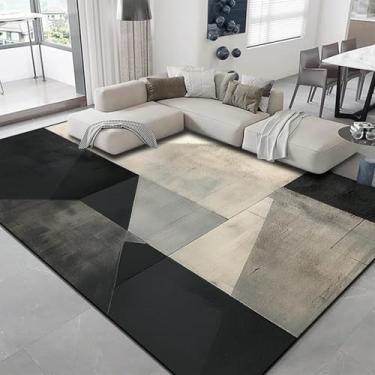 Imagem de Tapetes leves e luxuosos para sala de estar, sofá, mesa de centro, tapetes geométricos modernos para quarto, varanda, vestiário (180 x 280 cm, 71 x 110 pol./DT-6071-flannel-8)