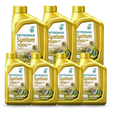 Imagem de Petronas Syntium 7000 AM, Óleo Motor 0W-20, API SP, Kit com 3 Litros