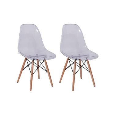 Imagem de Conjunto 2 Cadeiras Eiffel - Incolor