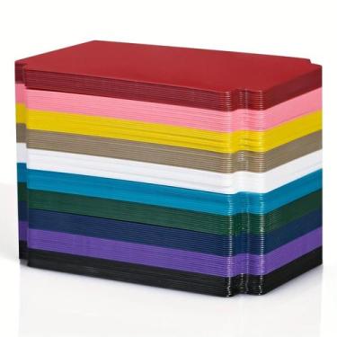 Imagem de Divisórias Multicoloridas Para Cartas Colecionáveis Para Caixa De Arma