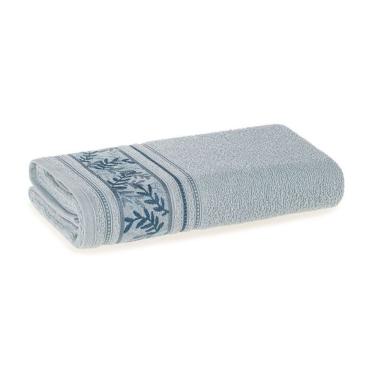 Imagem de Toalha De Rosto Fio Cardado Anis Azul Pérola
