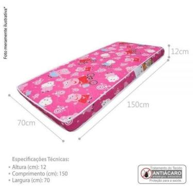 Imagem de Colchão Infantil D18 70x12x150 Pepa