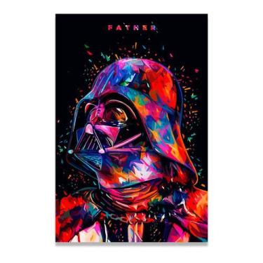 Imagem de Kit Quadros Star Wars Darth Vader Filmes Geeks Cinema Nerd - IQ Quadro