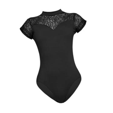 Imagem de YIJU Collant de balé feminino para dança, ginástica e ginástica em nylon para mulheres ao ar livre, M