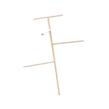 Imagem de Baoblaze Suporte para poleiro de galinha com plugue de metal para chão, exercício, barra de poleiro forte para galinhas, acessórios para galinheiro, várias