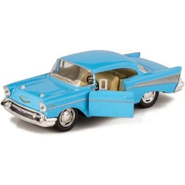 Imagem de Miniatura Coleção Chevrolet Bel Air 1957 - 1/40 Metal - KINSMART, Azul