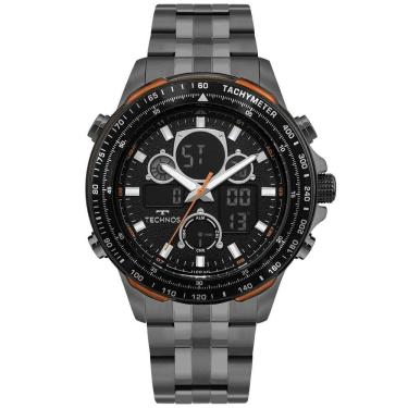 Imagem de Relógio Technos Masculino Digitech Grafite - Bj4130ac/1p