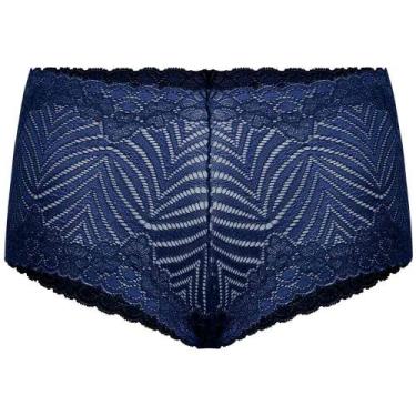 Imagem de Caleçon Rendado Trifil Q05478, Marinho, G
