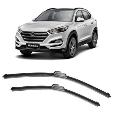 Imagem de Kit Palheta Limpador Frontal Tucson 2017-2024 - Par Palhetas - Tiger A