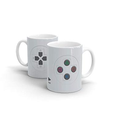 Imagem de Caneca de Cerâmica, 350ml, Linha Games, modelo Controle PS