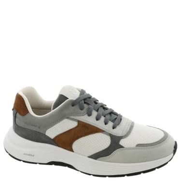 Imagem de Rockport Harrison Tênis masculino, Branco/cinza/caramelo multi, 8 Wide