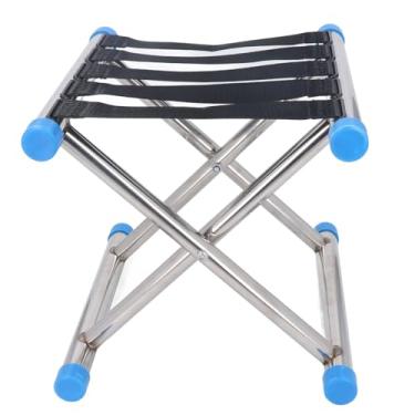 Imagem de Naroote Assento de Banquinho de Camping Dobrável, Aplicação Estável Ampla Banquinho Dobrável Com Suporte de Aço Inoxidável para Praia para Praia (A)