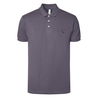 Imagem de Camisa Polo Reserva Piquet Basica Masculina Azul Atlantico-Masculino