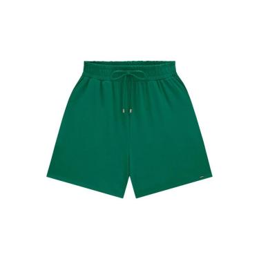 Imagem de Shorts Malha Lunender Verde Escuro Tam. G-Feminino