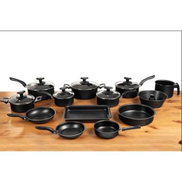 Imagem de Jogo Conjunto Panelas 13 Peças Teflon Antiaderente