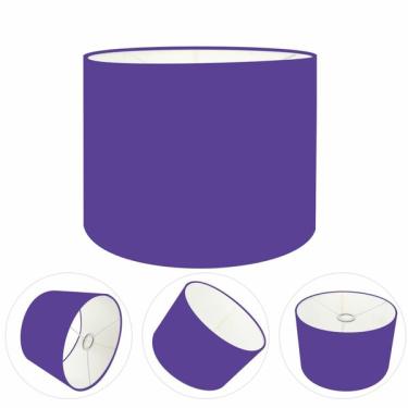 Imagem de Cúpula Abajur Cilíndrica Cp-8020 Ø45x21cm Roxo